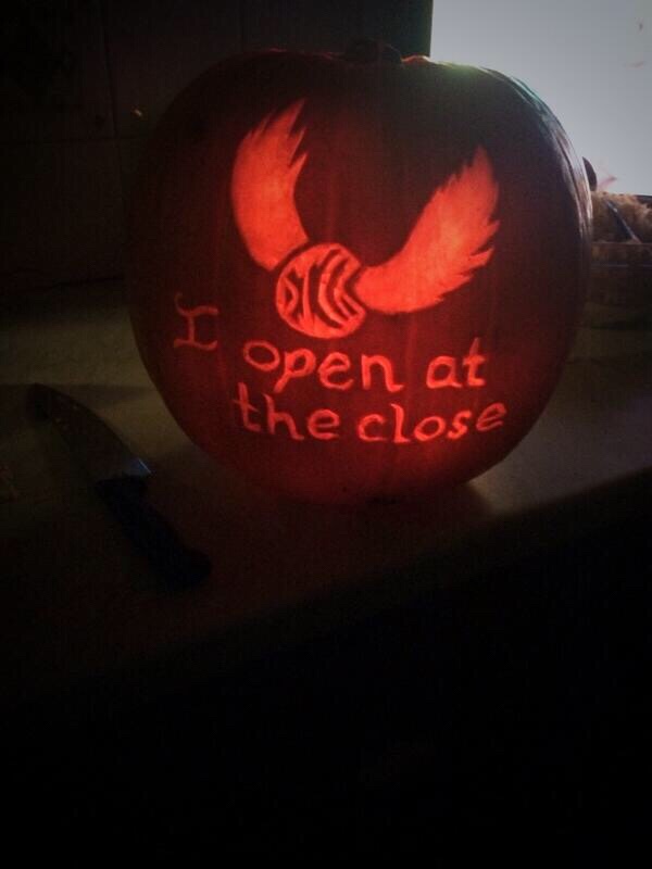 Harry Potter Halloween pumpkin