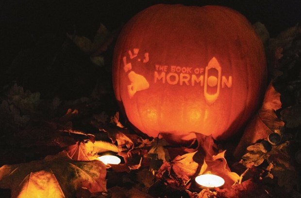 Book of Mormon Halloween pumpkin